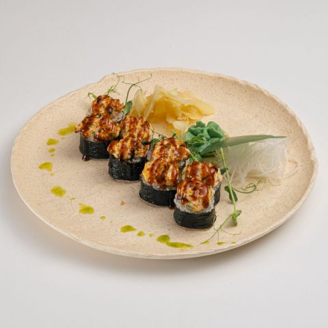 Яки ролл с курицей