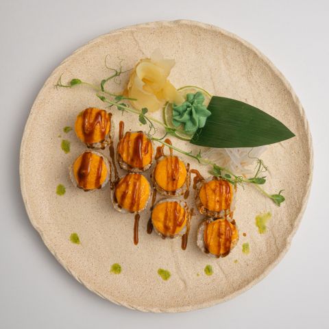 Запеченный ролл с семгой NEW