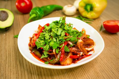 Свинные ушки жареные Свинные ушки жареные