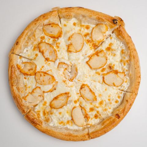 Пицца Куриная в сливочном соусе